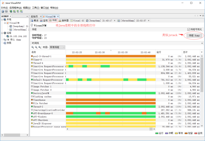 JAVA可视化监控程序JVisualVM的使用