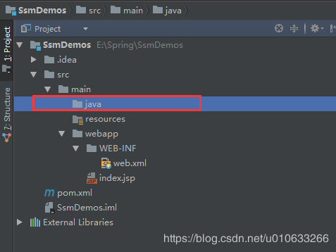 IntelliJ IDEA 创建Spring+SpringMVC+mybatis+maven项目