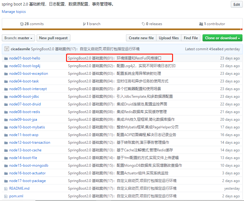 SpringBoot2.0基础案例(01)：环境搭建和RestFul风格接口