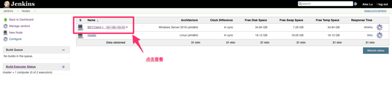 Jenkins创建Windows slave节点