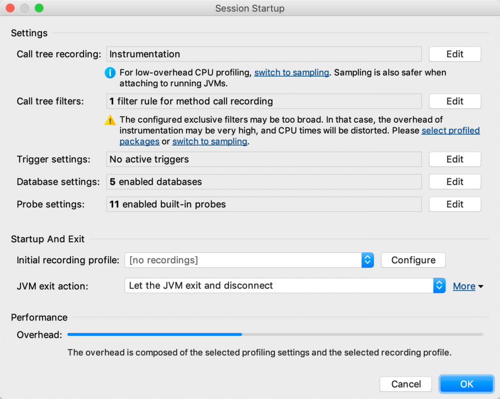 jProfiler远程连接Linux监控JVM与Tomcat运行状态