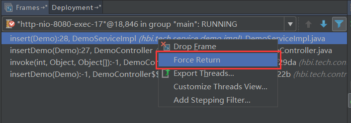 在 INTELLIJ IDEA 中使用 DEBUG