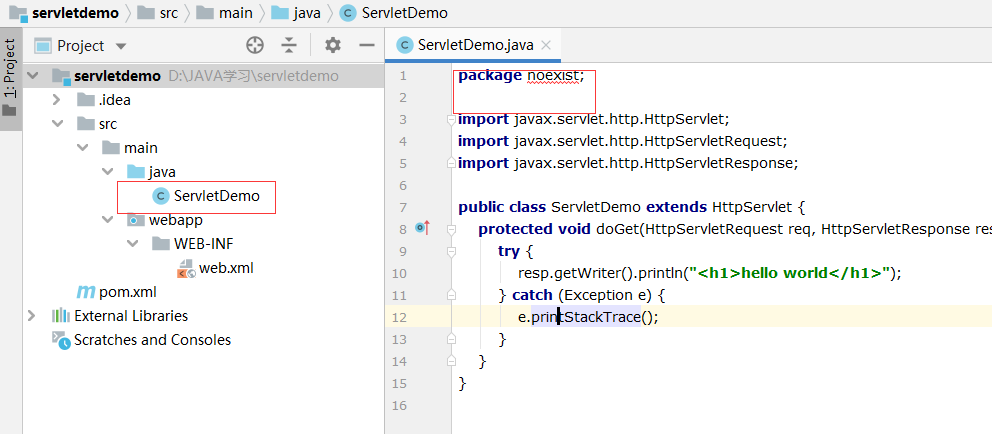 Java – 透过maven理解servlet程序