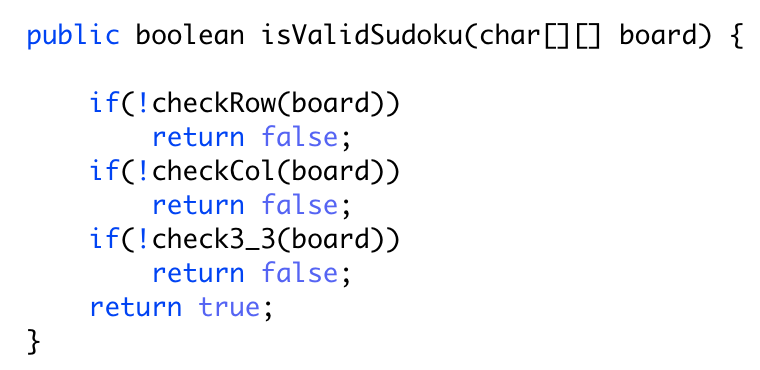 LeetCode 第36题 Valid Sudoku (Java)