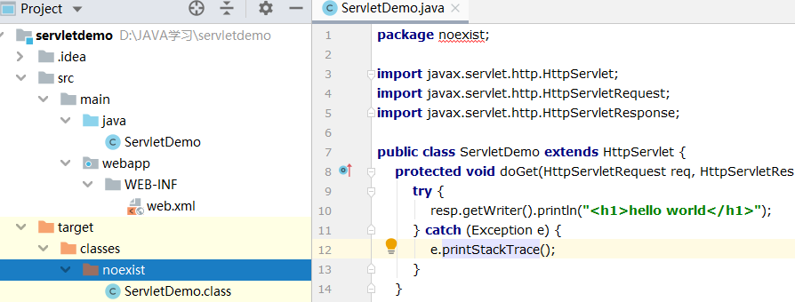 Java – 透过maven理解servlet程序