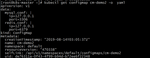 「走进k8s」Kubernetes1.15.1的ConfigMap（26）