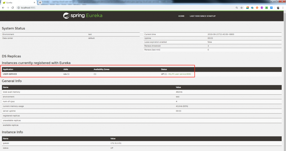 SpringCloud搭建注册中心与服务注册