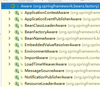 spring学习之Aware接口