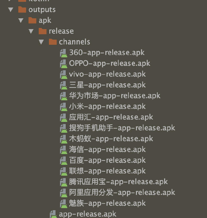 Android自动化脚本多渠道加固、打包