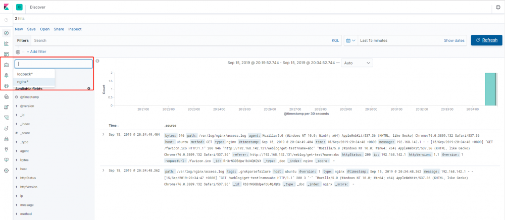 搭建 ELK 实时日志平台并在 Spring Boot 和 Nginx 项目中使用