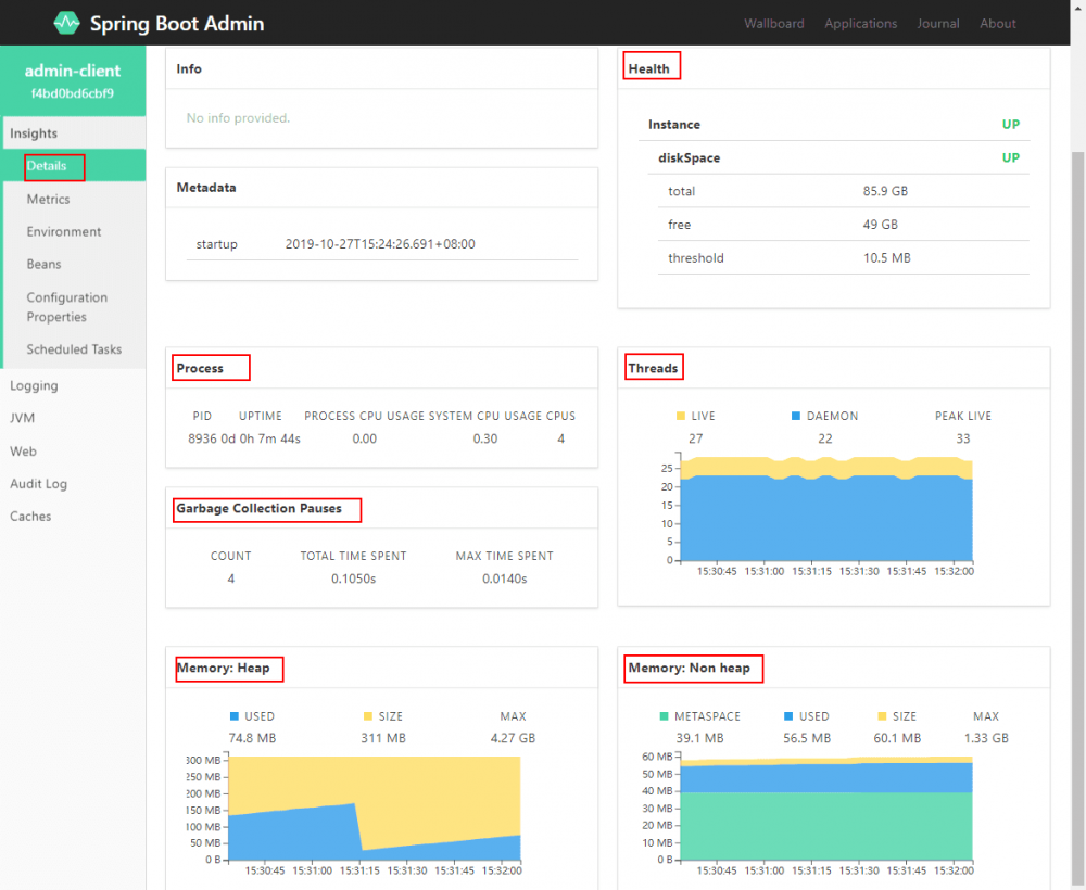 Spring Boot Admin：微服务应用监控