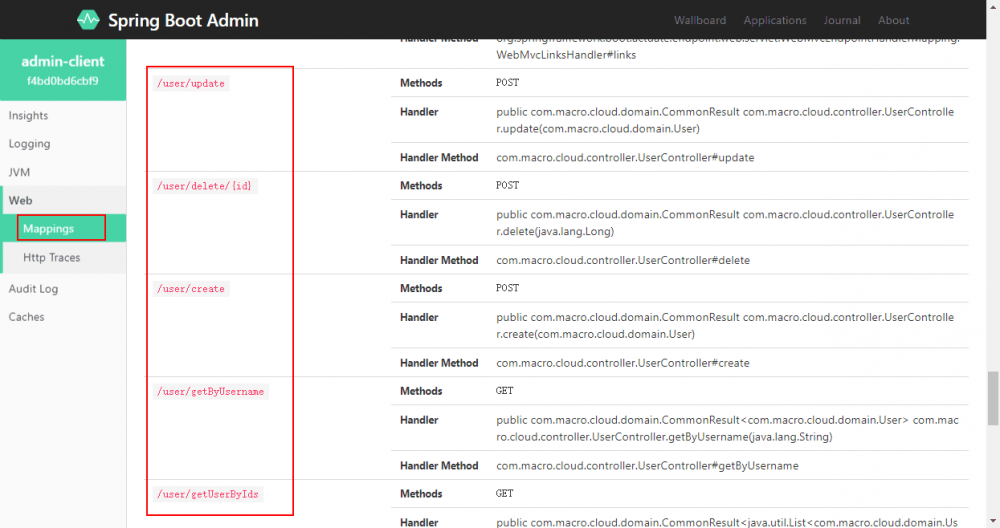 Spring Boot Admin：微服务应用监控