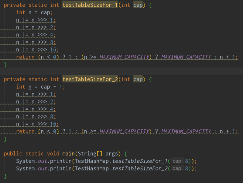 Java8--HashMap之tableSizeFor