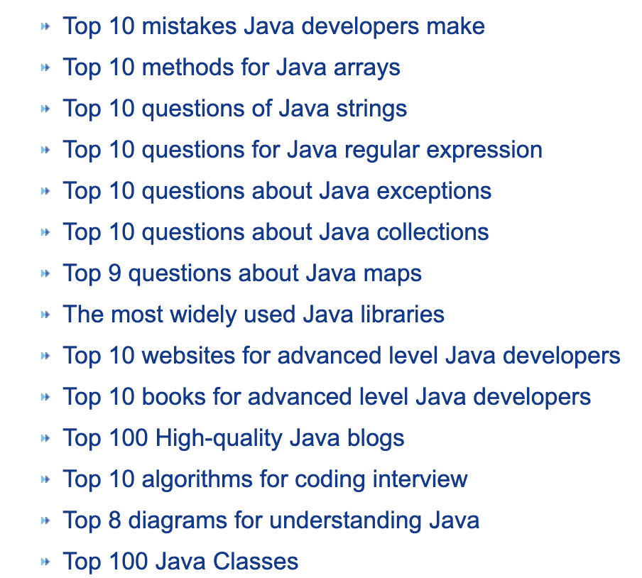 国内外知名的 Java 学习网站有哪些？