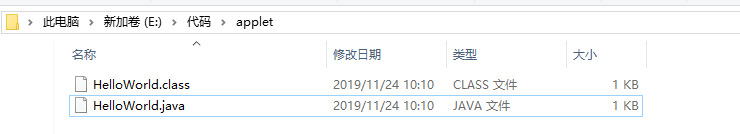 java之applet中简单Hello World的编写输出