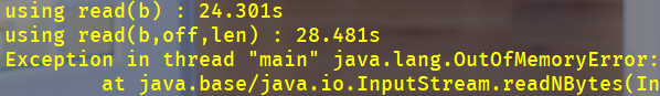 java多种文件复制方式以及效率比较