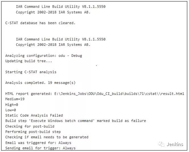 Jenkins CI 自动构建与 C-STAT 代码