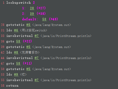 JVM Java字节码的角度分析switch的实现