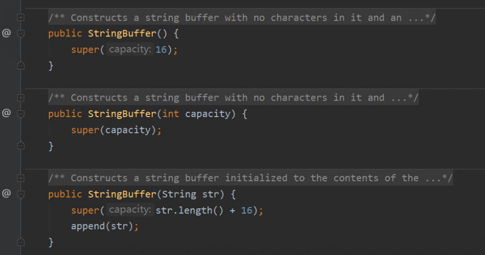 简单了解StringBuffer内部情况