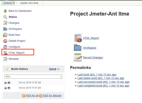 Jenkins 结合 ANT 发送测试报告