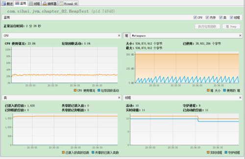 深入理解Java虚拟机-如何利用VisualVM对高并发项目进行性能分析