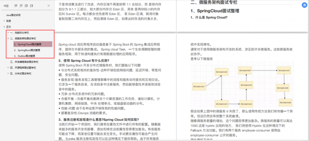 【大厂面试真题350道】性能优化+微服务+并发编程+开源框架+分布式