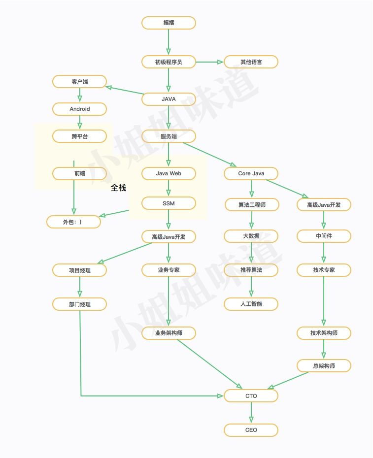 能跑的不如会跑的，浅谈JAVA职业发展路线