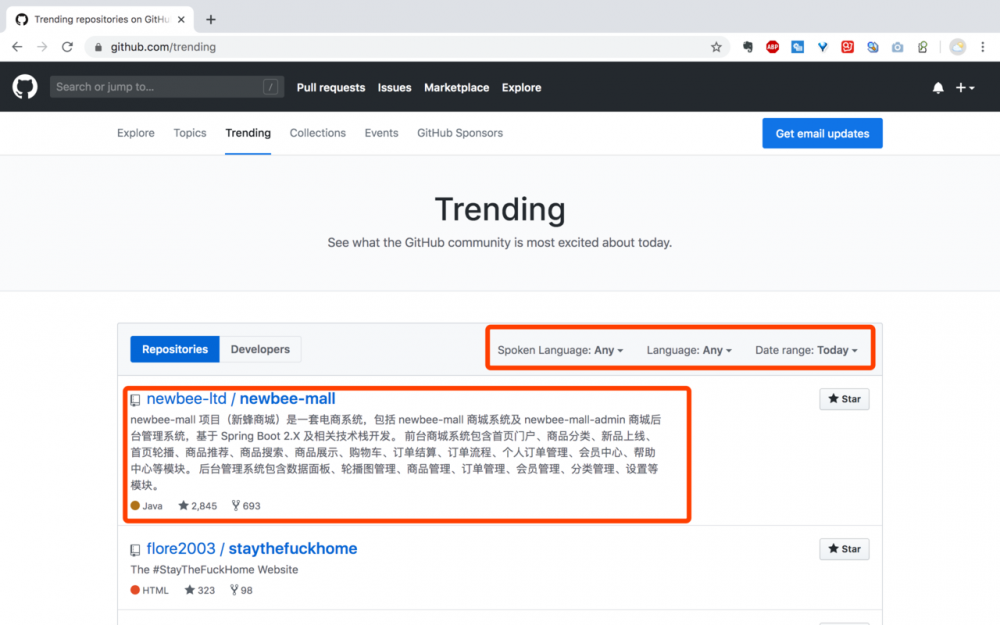 「newbee-mall新蜂商城开源啦」GitHub 上最热门的 Spring Boot 项目，我也要做一次靓仔！