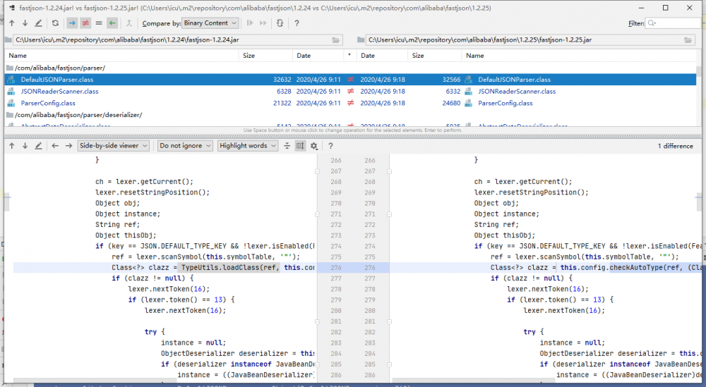 Fastjson 反序列化RCE分析