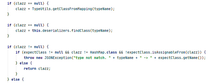 Fastjson 反序列化RCE分析