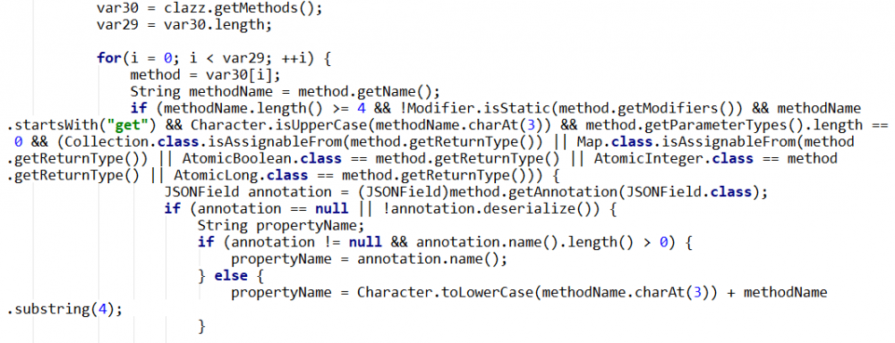 Fastjson 反序列化RCE分析