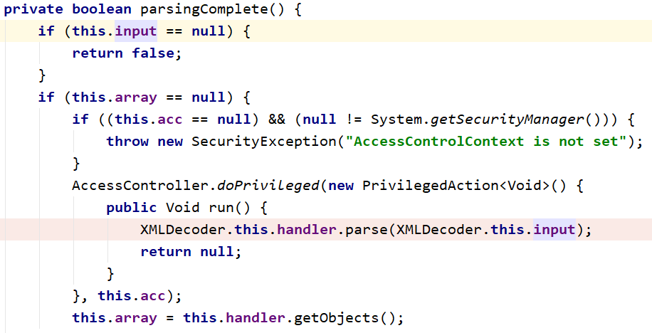 Java XMLDecoder反序列化分析