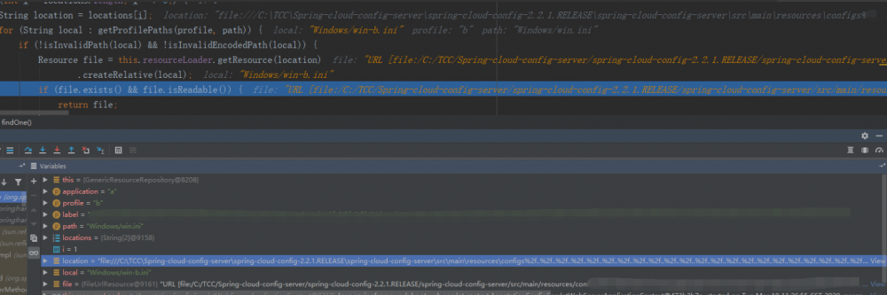 CVE-2020-5405 Spring Cloud Config Server 目录穿越