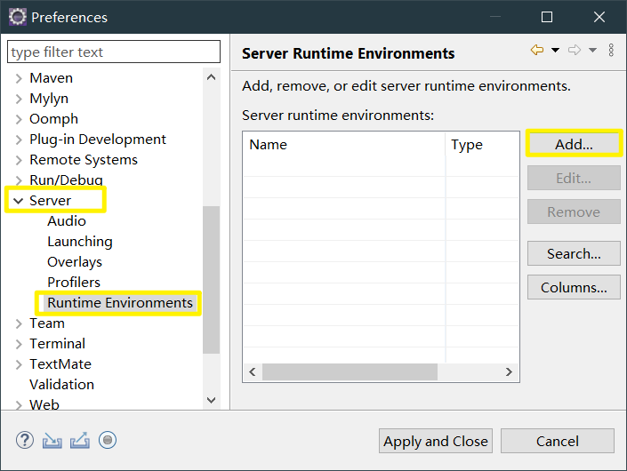 Eclipse JavaEE 开发环境配置（JDK、Tomcat、Maven）