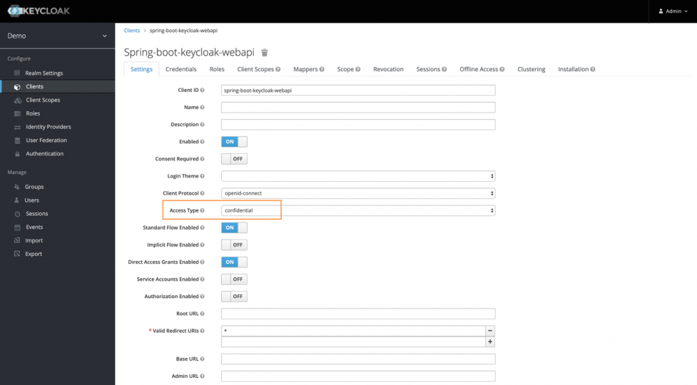 Spring Boot(Spring Security)应用集成Keycloak实现统一身份验证、权限控制