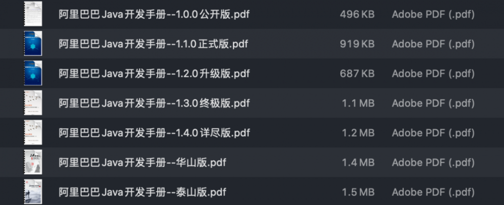 这个厉害，Java开发手册和300页知识点整理，超全！