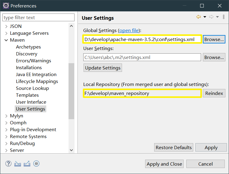 Eclipse JavaEE 开发环境配置（JDK、Tomcat、Maven）