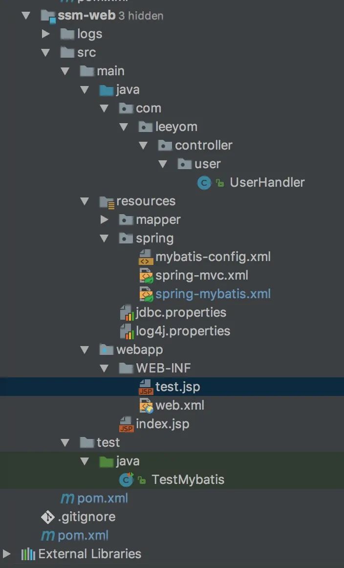 IntelliJ IDEA + Maven 的多模块Spring MVC + Spring + Mybatis项目骨架