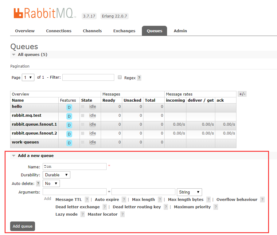 RabbiMQ 学习笔记 -- 06 Topic 交换机