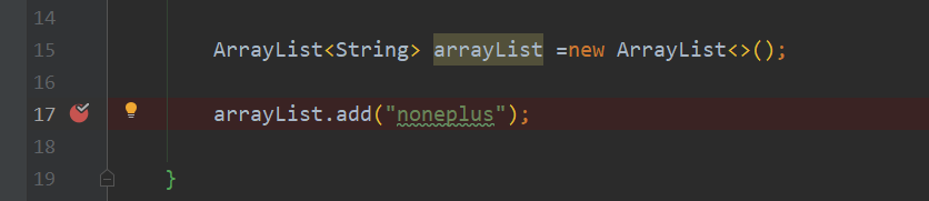 DEBUG ArrayList