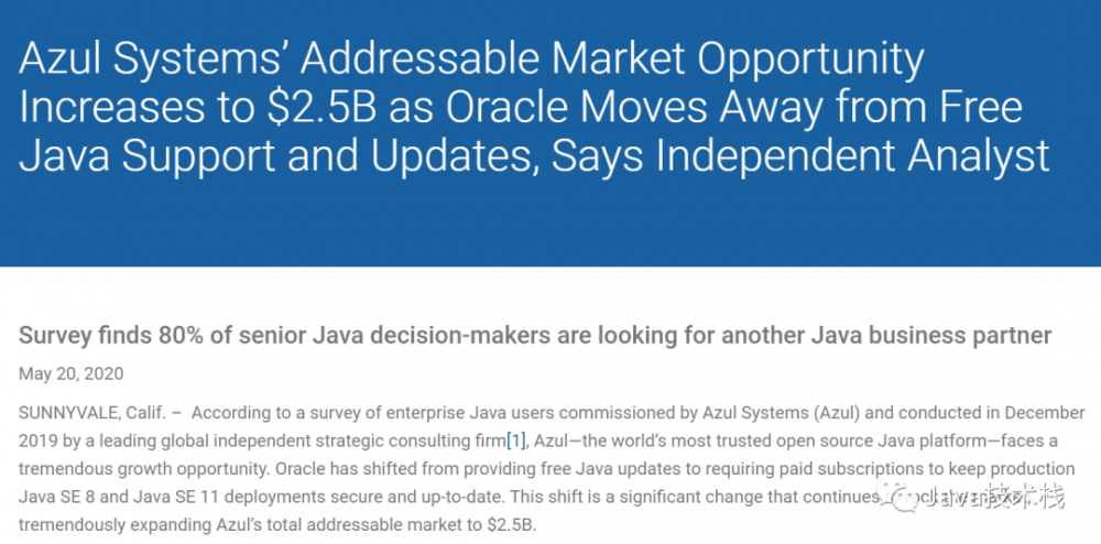 卧槽！80％ 用户正在考虑放弃 Oracle JDK…