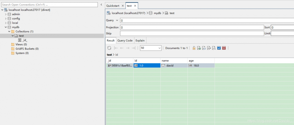 Spring Boot 使用docker整合MongoDB