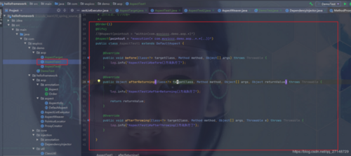 从零写一个具有IOC-AOP-MVC功能的框架---学习笔记---08.框架的AOP功能测试