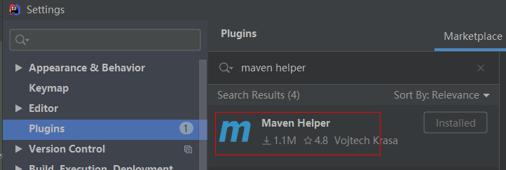 IDEA插件推荐之Maven-Helper