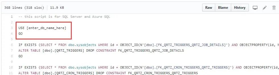 使用sqlserver搭建高可用双机热备的Quartz集群部署