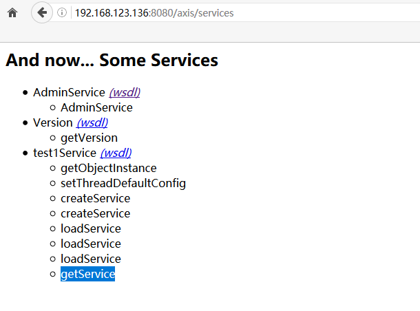 axis 1.4 AdminService未授权访问 jndi注入命令执行利用