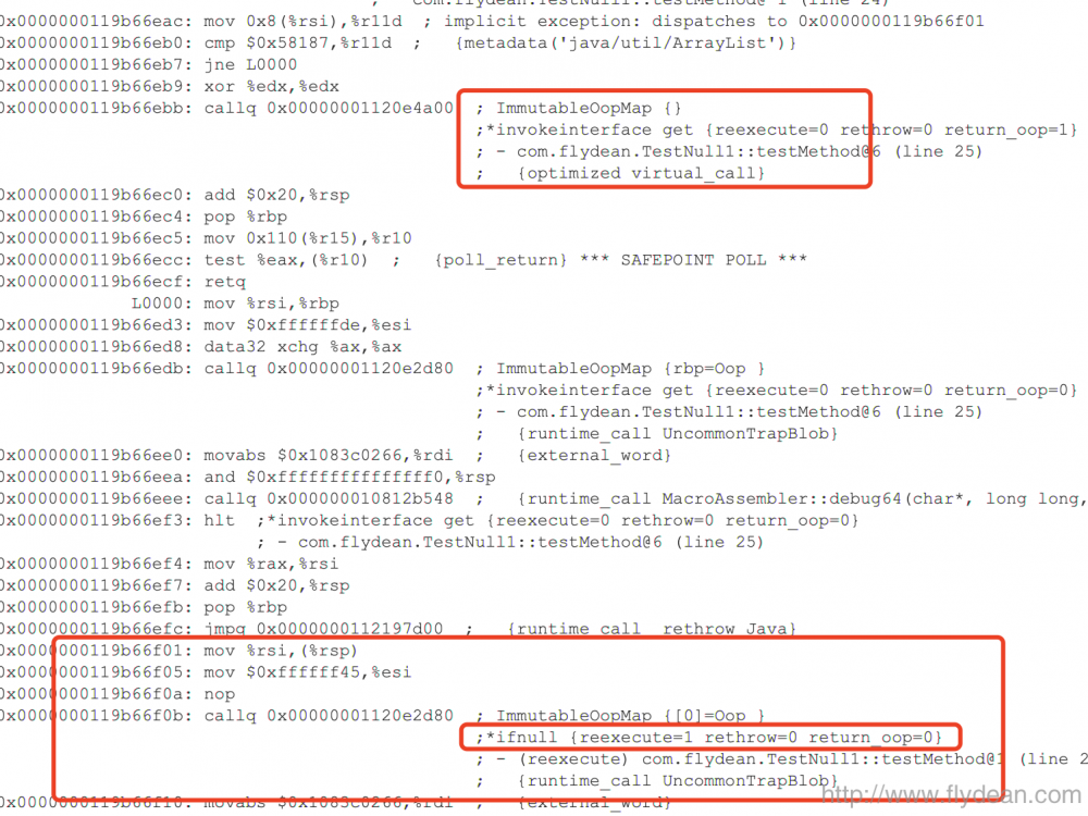 JVM系列之:从汇编角度分析NullCheck